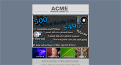 Desktop Screenshot of acmecd.com